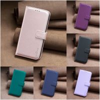 FQYCase for Redmi Note 11 11s/ Note 11E/ Note 11 Pro/ Note 10 Pro,กระเป๋าสตางค์ช่องเสียบการ์ด PU ที่ใส่หนัง TPU อ่อนนุ่มพร้อมการออกแบบหนังศีรษะสีทึบ