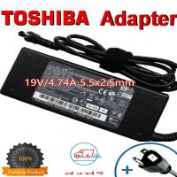 Toshiba Adapter OEM  19V/4.74A หัวแจ๊ค 5.5 mm x 2.5 mm สายชาร์จโตชิบา สายชาร์จโน๊ตบุ๊คราคาถูก สายชาร์จโน๊ตบุ๊ควัสดุคุณภาพดี สายชาร์จโน๊ตบุ๊ค อะแดปเตอร์