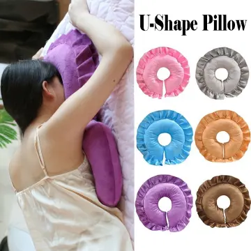 Massage Face Pillow Universal Facial Support Comfortable Prone Cushion  U-Shaped