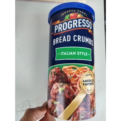 🔷New Arrival🔷 Progresso Bread Crumbs Italian Style  ขนมปังป่น  อิตาเลี่ยน ปรุงรส  โปเกรสโซ 425 g 🔷🔷