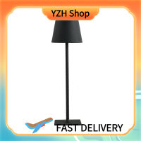 YZH Shop โคมไฟตั้งโต๊ะหรี่ได้3สีสำหรับระเบียงห้องรับประทานอาหารโคมไฟโต๊ะเขียนหนังสือ LED พร้อมแบตเตอรี่ที่ชาร์จไฟได้