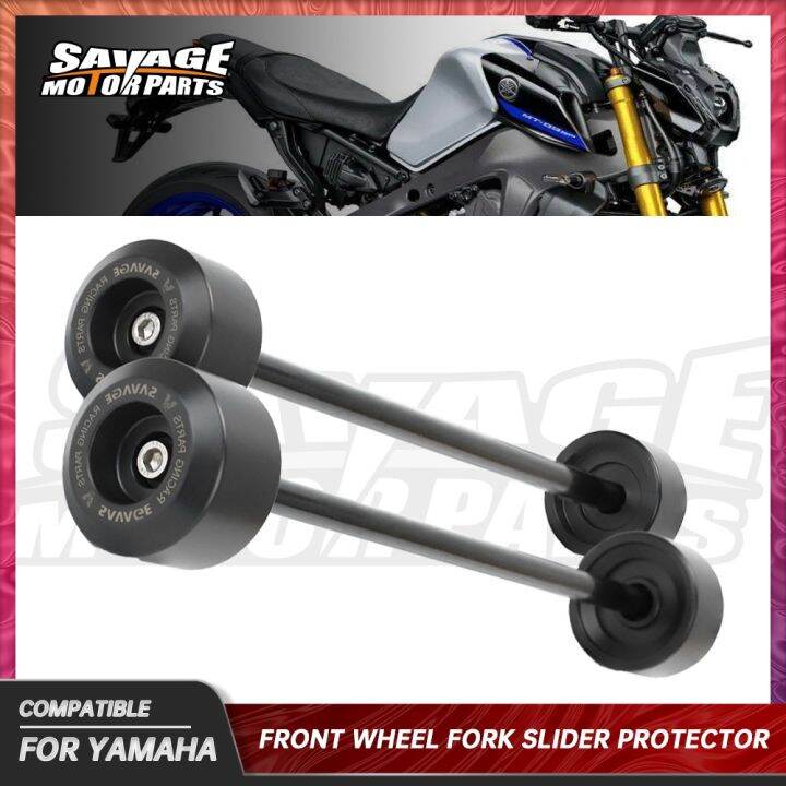 MT09 2023 Front Rear Wheel Axle Fork Slider Protector For YAMAHA MT 09