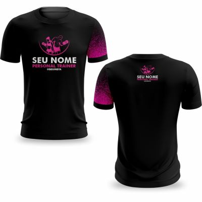 New FashionPersonal Trainer Men Personalized Pink Fitness Academy YOUR NAME Letter Print T-shirt 2023