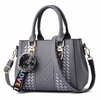 Embroidery Messenger Bags Women Leather Handbags Bags for Women  Sac a Main Ladies hair ball Hand Bag