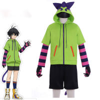 SK8 the Infinity Miya Chinen Cosplay Costume Hooded Zipper Jacket Tail s Party Halloween Outfits