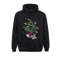 Woot-Sudadera con capucha Ninja Vs Tree para hombre, ropa para parte superior masculina, de manga larga, informal, de gran tamaño, para verano y otoño