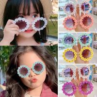 【hot sale】﹉۞ D03 Vintage Children Flower Sunglasses Kids Round Cute Sun glasses Girl Outdoor Beach  UV Protection Shades Fashion colourful Trend Accessories Sunglass