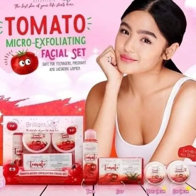 Brilliant Skin Essentials Tomato Micro Exfoliating Facial Set Lazada Ph 5597