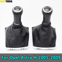 56 Speed Car Gear Shift Knob Lever Stick Gaitor Boot Cover For OpelVauxhall Astra H 2005 2006 2007 2008 2009