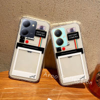 Phone Case เคส VIVOY27 VIVO Y27 Y78 Y02T Y02A Y02 4G 5G เคสลายกรอบรูปกันกระแทกซิลิโคนใส2023นิ่ม