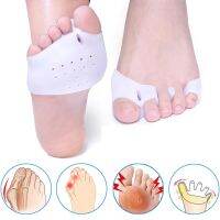 [A NEW HOT]
cซิลิโคน Forefoot Pad ตาปลา Hallux Valgus Orthopedic Insole Toe Separator แคลลัส Blister Care Pain Relief ปกป้องเท้า