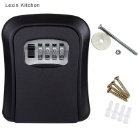 Lexin Kitchen WALL MOUNT KEY Storage Secret Box Organizer รหัสผ่านความปลอดภัยรหัสล็อค