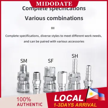 SH PH SP PP SM PM SF Pneumatic Connector Rapidities for Air