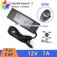 FSP084-DLBAN2 FSP AC Adapter Charger 12V 7A 84W แหล่งจ่ายไฟแล็ปท็อป FSP084-DIBAN2 FSP084-D1BAN2 4 Pin