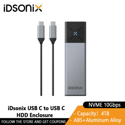 IDsonix เคสเคส SSD M.2 NVMe กล่อง SATA Dual Protocol NVME PCIE NGFF SATA กล่องฮาร์ดไดรฟ์เสริมรองรับ UASP สำหรับแล็ปท็อป