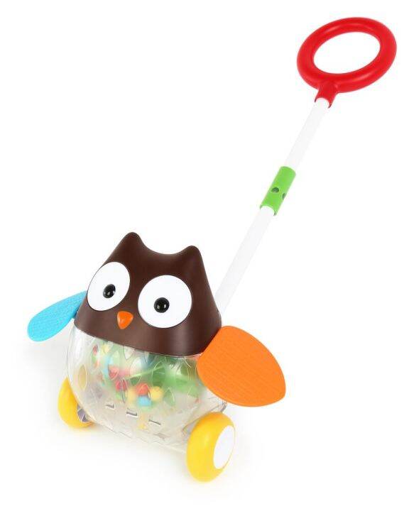 skip-hop-explore-amp-more-rolling-owl-push-toy-ของเล่นเด็ก-ของเล่นฝึกเดิน-ของเล่นรถไถ-ลายนกฮูก