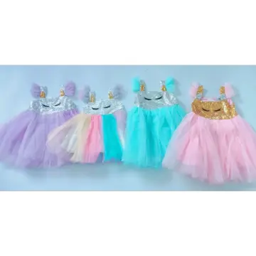 Children's Princess Unicorn Dress Flower Girl Tulle Costume Kids Party Long  Gown Formal Occasion Dresses Elegant Girl Clothing - AliExpress