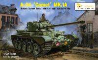 VESPID รุ่น VS720002 172 A-34ดาวหาง MK.14 BRITISH CRUISER TANK 2020 NEW