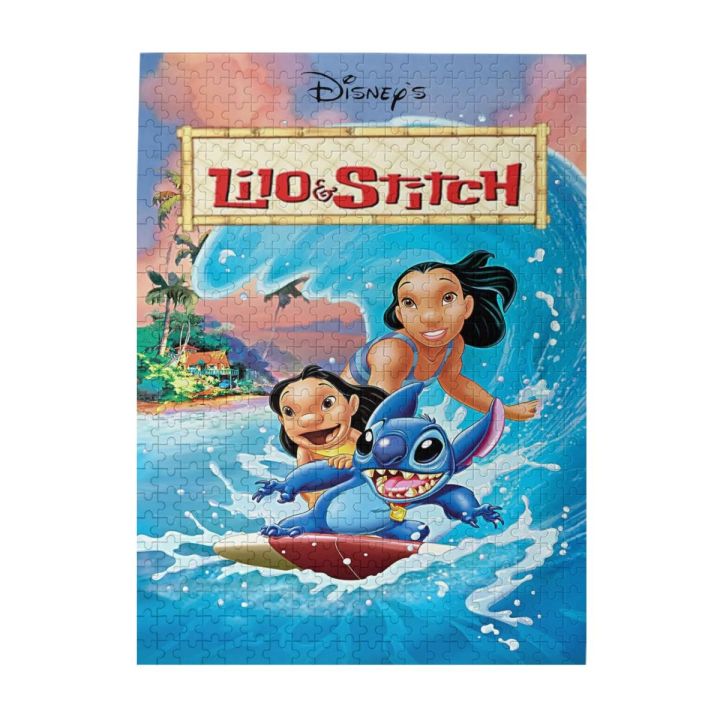 disney1-lilo-amp-stitch-wooden-jigsaw-puzzle-500-pieces-educational-toy-painting-art-decor-decompression-toys-500pcs