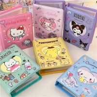 Sanrios Kuromi Melody Photo Album 3 Inch Photocard Holder Kawaii Hello Kittys Idol Card Collect Book 40 Pockets Mini Binder Gift