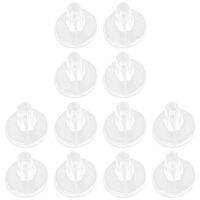 ❀ 12 Pcs Protection Pad Sandals Inserts Shoe Heels Comfortable Toe Cushion Guards Gel Grip Pads Tong Protector Clear