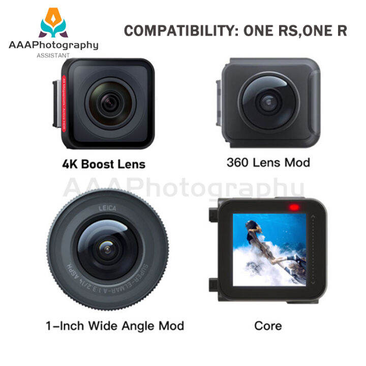 【Ready shipping】Insta360 ONE R Sports Action Camera Lens Mod 4K Wide