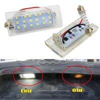 2ชิ้นสีขาว C An BUS LED จำนวนป้ายทะเบียนแสงโคมไฟ18 SMD 3528สำหรับ BMW E53 X5 1999-2003 E83 X3 03-10