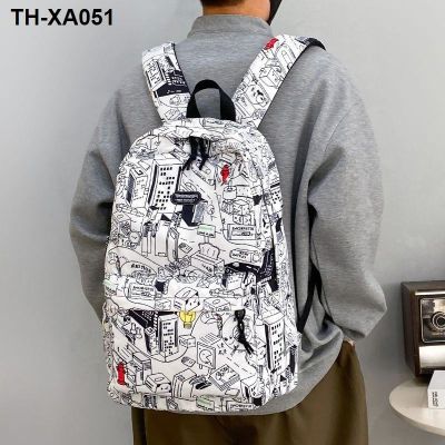 boy the new high school students junior backpack large capacity female fashion