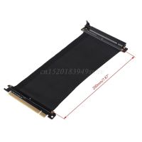 การ์ดกราฟิกพีซีความเร็วสูง Pci สายต่อด่วน Riser Pci E X16อะแดปเตอร์ขยายสายยืดหยุ่น3.0