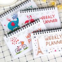 [Hagoya Stationery Stor] Kawaii Week Plan Memo Book Weekly Daily Planner ซูชิโน๊ตบุ๊ค Agenda Organizer เครื่องเขียนอุปกรณ์การเรียน
