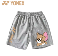 2023 Yonex กางเกงแบดมินตันของเด็กชายและเด็กหญิงแห้งเร็วเสื้อแบดมินตันระบายอากาศได้ดีกางเกงขาสั้นหลายสีแห้งเร็วชุดกีฬากีฬาทุกวัน