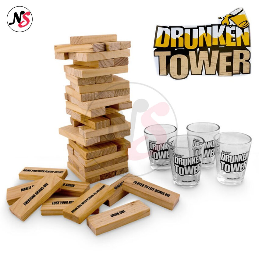 Games & Puzzles Game Pieces Drunken Block Game Adult Drinking Games