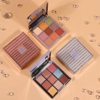 อายแชโดว์ Novo eye shadow plate 9 color พาเลททาตา อายแชโดว์สีสวย