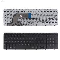 UK Laptop Keyboard for HP 350 G1 355 G2 BLACK FRAME BLACK