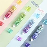 Correction Tape Dot Glue Two-In-One Double-Headed Correction With Gradient Color Student Correction Tape School Supplies Office Correction Liquid Pens