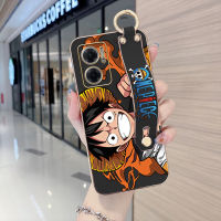 เคสใส่โทรศัพท์สำหรับ Redmi 10 10 5G 11A 10C 10A 12C 7 8 8A 9A การ์ตูน9C 9T Lufei หัวเราะเคสโทรศัพท์สายรัดข้อมือเคสป้องกันนุ่มหรูหราชุบโลหะด้วยไฟฟ้า