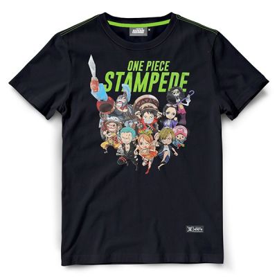 [New] เสื้อยืดวันพีช One Piece STAMPEDE-1120-BK สีดำ