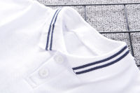 Childrens clothes set boys Polo Shirt Short Sleeve suit cotton Lapel T-shirt two piece summer suit