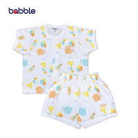[3 ชุดเพียง 699.-] BABBLE ชุดเซตเด็ก ชุดเด็ก เสื้อผ้าเด็ก ผ้าฝ้าย100% อายุ 3 เดือน ถึง 7 ปี Happy Time BSS
