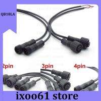 ixoo61 store 20cm 2pin 3pin 4 Pin IP65 DC female male connector power Cable Copper Wire waterproof Plug for LED Strips Jack 3A diy car repair