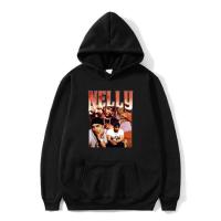 Rapper 90s Vintage Nelly Graphic Hoodie Male Vintage Cotton Hooded Sweatshirt Men Fashion Casual Oversized Hoodies Size XS-4XL