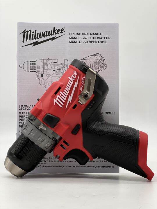 2okk Milwaukee 2504-20 M12 FUEL12-Volt Brushless 1/2 In Hammer Drill ...