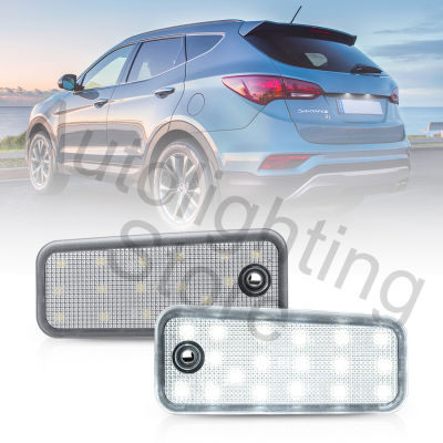 2Pc For Hyundai Santa Fe DM Grand Santa Fe NC 2013-2018 Canbus No Error LED License Number Plate Light Rear Tail Lamp