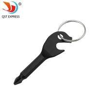 【CW】 Multifunction Bottle Opener Screwdriver Phillips Screwdrivers Keychain Repair