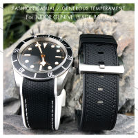 ใหม่ทอยางสายนาฬิกาข้อมือ22มิลลิเมตร23มิลลิเมตรสำหรับ Tudor Black Bay Bronze สร้อยข้อมือข้อมือ Pelagos อุปกรณ์เสริมสีคู่สายรัดซิลิโคน