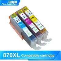 Luocai 6ชิ้นสำหรับแคนนอน Pgi870 Pgi-870สูทตลับหมึก Pgi870xl Cli-871สำหรับแคนนอนเครื่องพิมพ์อิงค์เจ็ท Mg7780