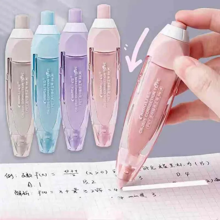 6M Portable Push Correction Tape Correction Tape Interchangeable Refill