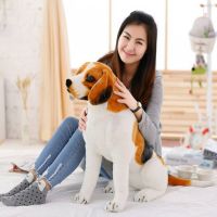 【A Great】 น่ารักขนาดใหญ่ Beagle Dog PlushRealistic ตุ๊กตาสัตว์ DogFor ChildrenPet Store วันเกิด Gift