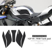 สำหรับ Yamaha YZF สติกเกอร์ YZFR1 R1 R1M YZF-R1 2015-2021แผ่นถังน้ำมันด้านข้างสติกเกอร์ปลอกปกป้องเข่าถังแผ่นกันกระแทกที่ยึดเข่าแก๊ส