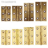 ✧❁✱ 2Pcs Brass New Door Hinges 1/1.5/2/2.5/3 inch Furniture Cabinet Drawer Door Butt Hinge for Jewelry Wooden Box Furniture Hardware